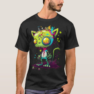 Camiseta Zombie Cat