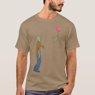 Camiseta Zombie com o Dia de as Bruxas engraçado Balão Zomb