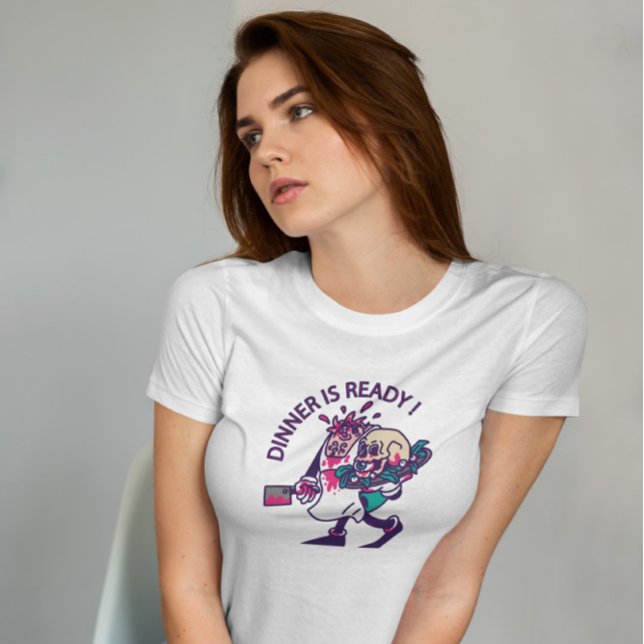 Camiseta Zombie Cook Halloween (Criador carregado)