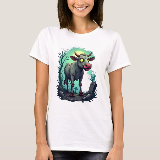 Camiseta Zombie Cow Apocalypse (Frente)