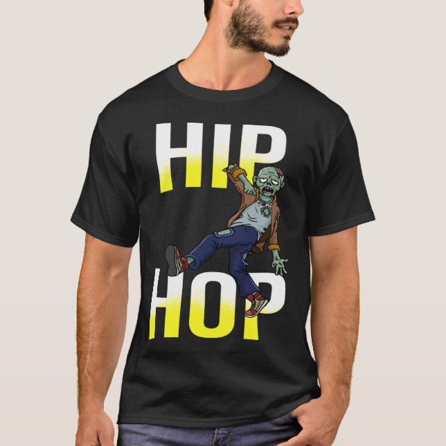Camiseta ZOMBIE Dancing HIP HOP Breakdancing Kids or Adults (Frente)