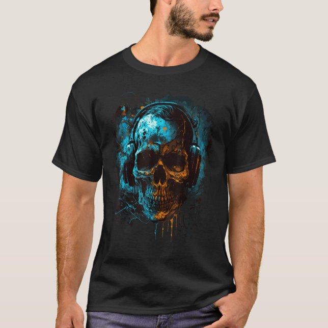 Camiseta Zombie Disc Jockey (Frente)