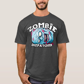 Camiseta Zombie DISPATCHER Halloween Figurino Simples