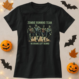 Camiseta Zombie do Halloween que fugiu do time sem cérebros