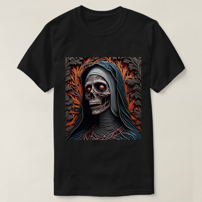 Camiseta Zombie do Véu (Frente do Design)