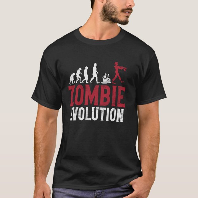 Camiseta Zombie Evolution Zombie (Frente)