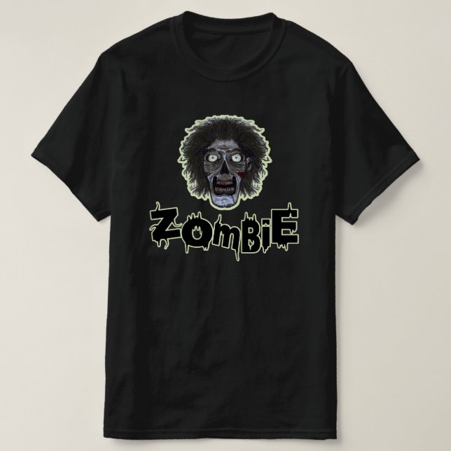 Camiseta ZOMBIE Face (Frente do Design)