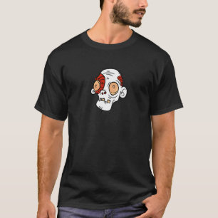 Camiseta Zombie Face Halloween Gráfico Bonito