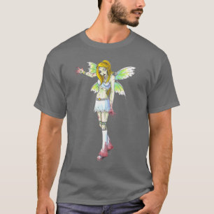 Camiseta Zombie Fairy Dark Fantasia Arte t shirt