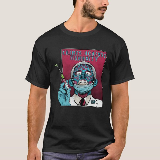 Camiseta Zombie Fauci Science anti Mandate Arrest Dr Fauci (Frente)