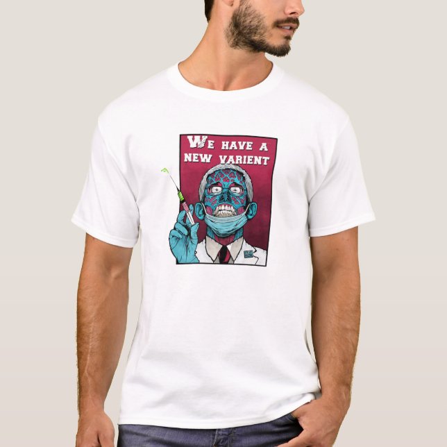 Camiseta Zombie Fauci Science Anti Mask Arrest Fauci Dr. Fa (Frente)
