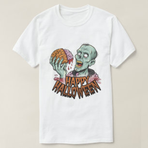 Camiseta Zombie: Feliz Dia das Bruxas