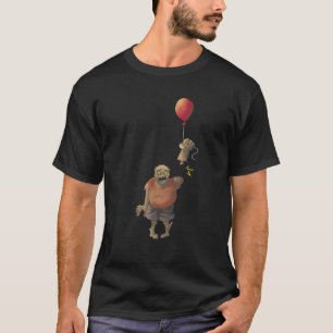 Camiseta Zombie Festa de aniversário Funny Balloon Gift Hal