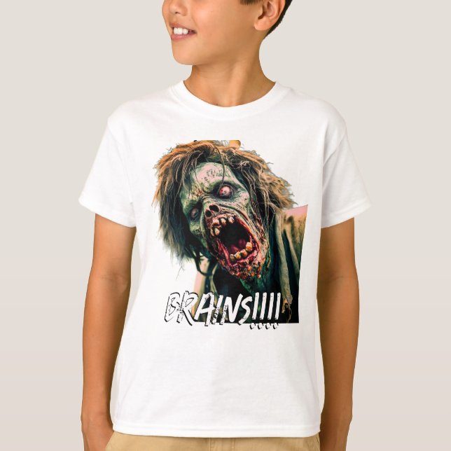 Camiseta Zombie gritando (Frente)