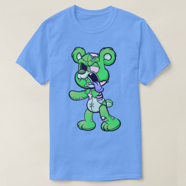 Camiseta Zombie Gummy Bear Gummy Bear Premium (Frente do Design)