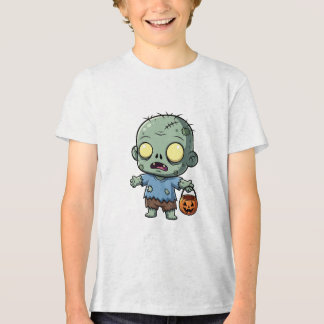 Camiseta Zombie Halloween - Abóbora