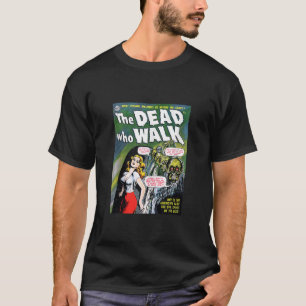 Camiseta Zombie Halloween Horror Vintage Quic Book Retro F