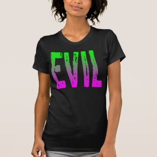 CAMISETA ZOMBIE HORROR ROXO E VERDE MALVADO