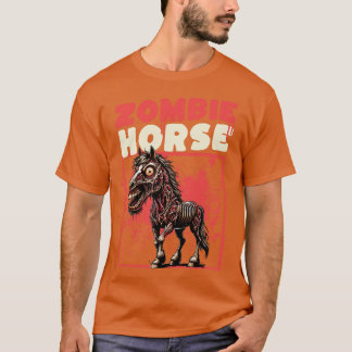 Camiseta Zombie Horse engraçado