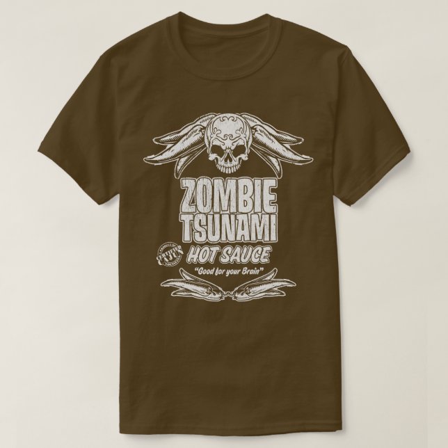 Camiseta Zombie Hot Molho 1 (Frente do Design)