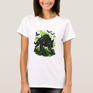 Camiseta Zombie Hound do Baskervilles - Horror de Cartoon