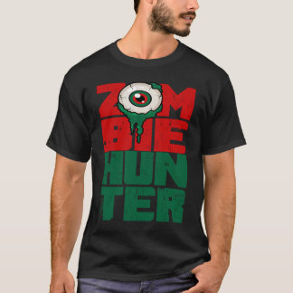 Camiseta Zombie Hunter Halloween Cute with an Eye Hunting