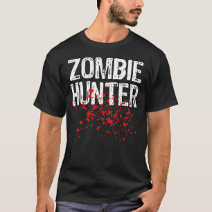 Camiseta Zombie Hunter Halloween Fácil