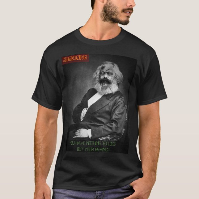 Camiseta Zombie Karl Marx/ Zombunismo (Frente)