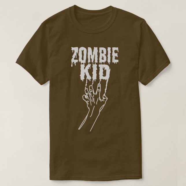 Camiseta Zombie Kid Halloween Boys 6933 (Frente do Design)