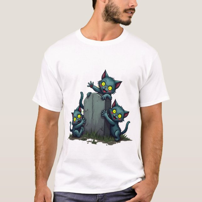 Camiseta Zombie Kitten Uprising (Frente)