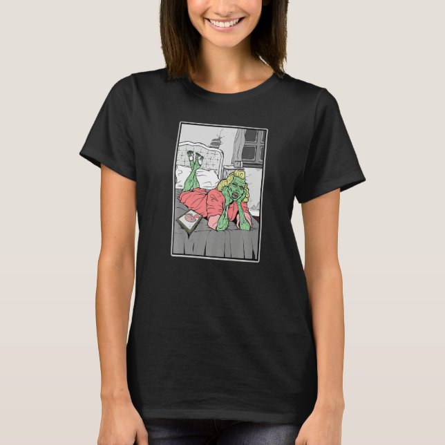 Camiseta Zombie Love graphic (Frente)