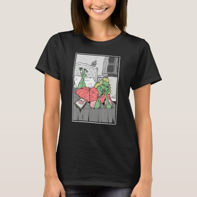 Camiseta Zombie Love graphic art (Frente)