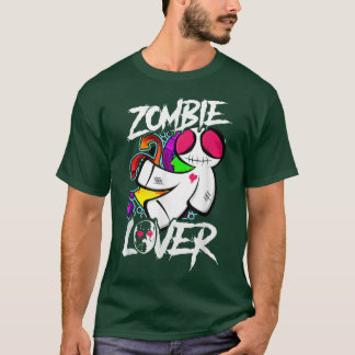 Camiseta Zombie Lover Scary Halloween Figurume 6934