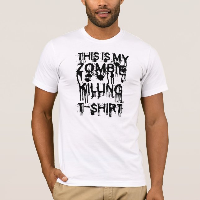 Camiseta Zombie matando (Frente)
