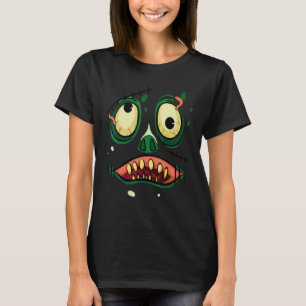 Camiseta Zombie monstro assustador do Halloween para homens