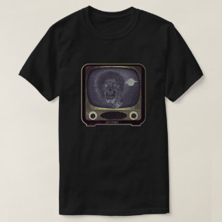 Camiseta Zombie na TV - Dourado