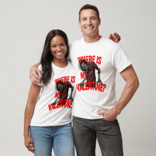 Camiseta Zombie Namorados Horror Design