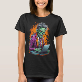 Camiseta Zombie no Cubicle | Halloween