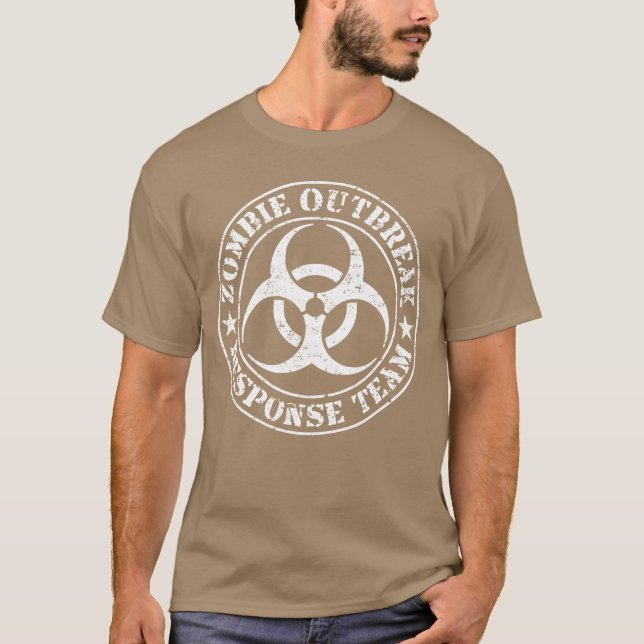 Camiseta Zombie Outbreak Responsee White Versão (Frente)
