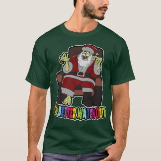 Camiseta Zombie Papai Noel, Natal, Halloween, XMas, Fu