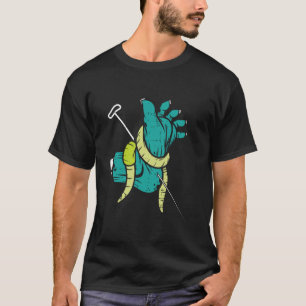 Camiseta Zombie Pedicure Halloween Homens Engraçados Mortos