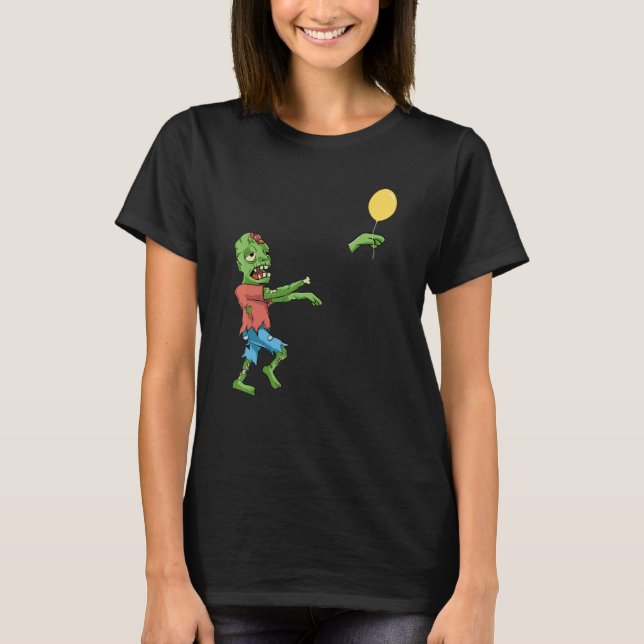 Camiseta Zombie perdeu seu balão (Frente)