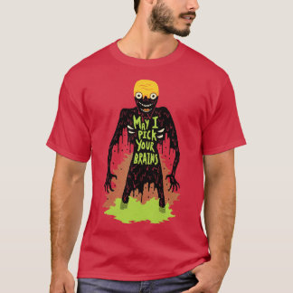 Camiseta Zombie Posso Escolher O Seu Cérebro