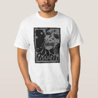 Camiseta ZOMBIE- Preto e Cinza
