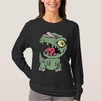 Camiseta Zombie Rex Dinosaur For Boys Mummy Halloween