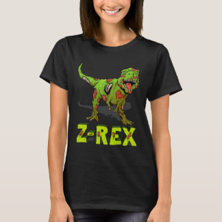 Camiseta Zombie Rex Zombiesaurus Z Rex Halloween Costume Bo