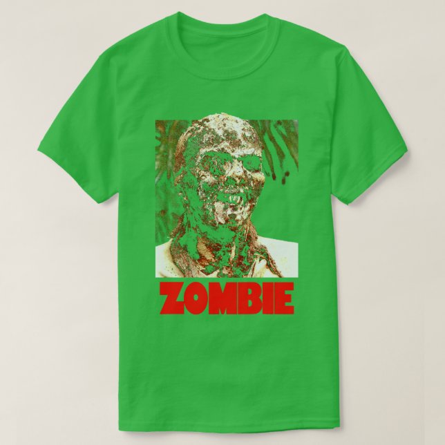 Camiseta Zombie rosa lucio fulci do Morto Andando (Frente do Design)