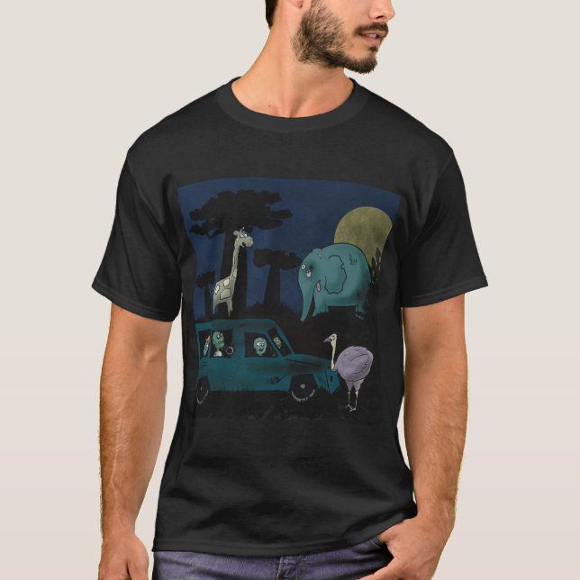Camiseta Zombie safari (Frente)