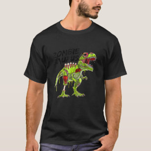 Camiseta Zombie Saurus Dinosaurio T Rex Zombie Halloween