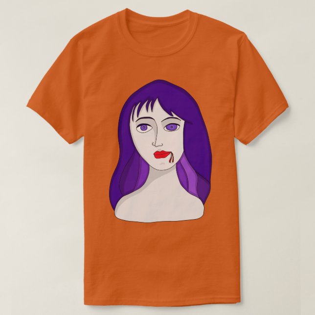 Camiseta Zombie sede de sangue (Frente do Design)